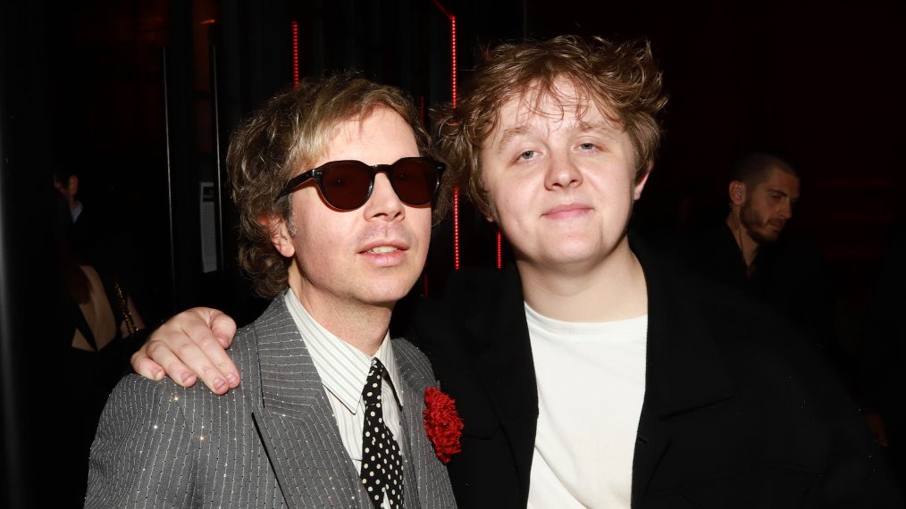 Beck and Lewis Capaldi attend the Universal Music Group's 2020 Grammy after party