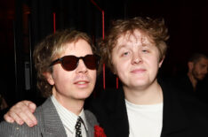Beck and Lewis Capaldi attend the Universal Music Group's 2020 Grammy after party