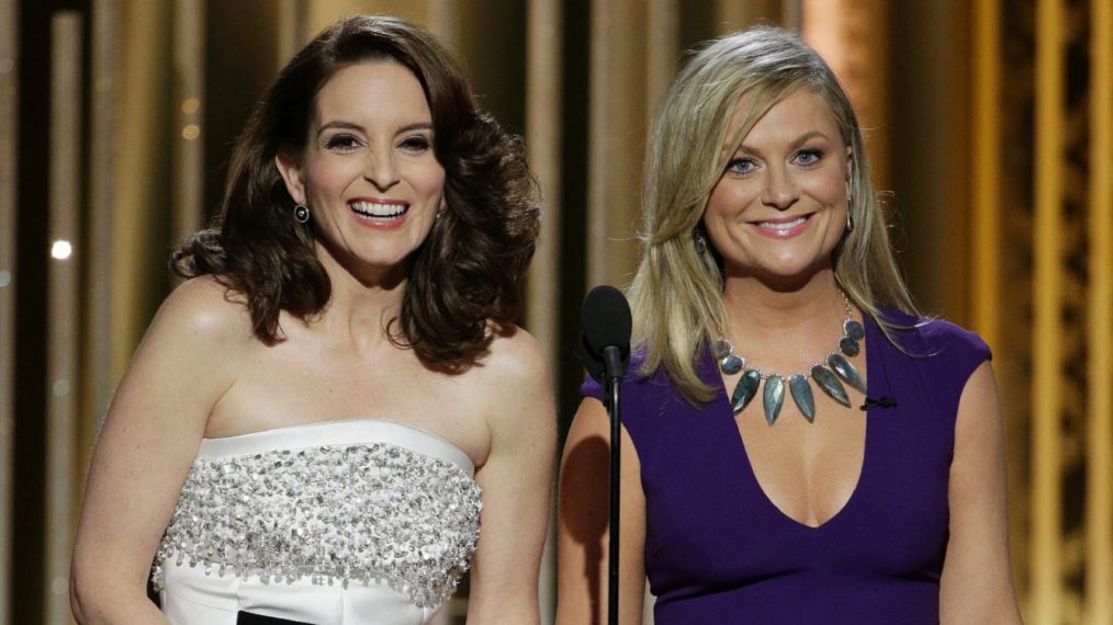 Tina Fey and Amy Poehler host the 72nd Annual Golden Globe Awards