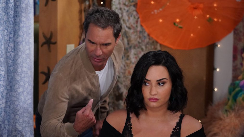 Eric McCormack as Will Truman, Demi Lovato as Jenny in Superstore - Season 5