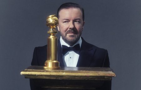 Ricky Gervais, host of the Golden Globe Awards - Season 77