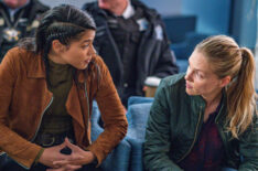 Lisseth Chavez as Officer Vanessa Rojas, Tracy Spiridakos as Det. Hailey Upton - Chicago P.D. - Season 7
