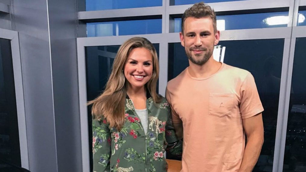 Nick Viall and Hannah Brown of Bachelorette