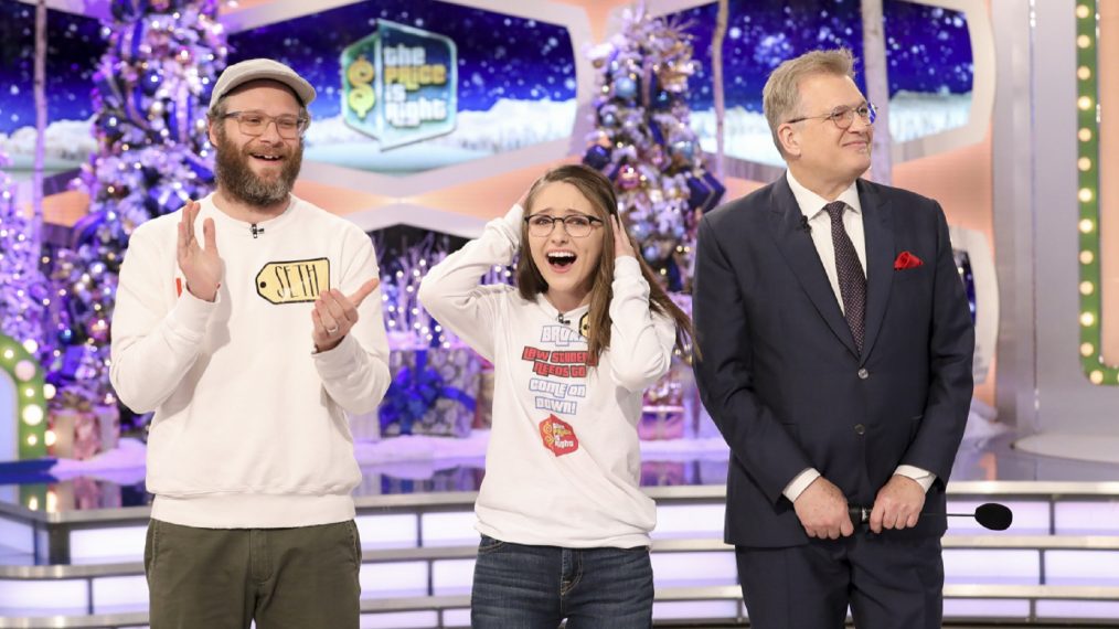 Seth Rogan appears on The Price Is Right At Night