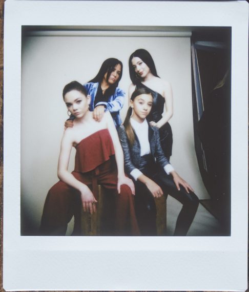 Better Things' Hannah Alligood, Pamela Adlon, Olivia Edward, and Mikey Madison in Polaroid