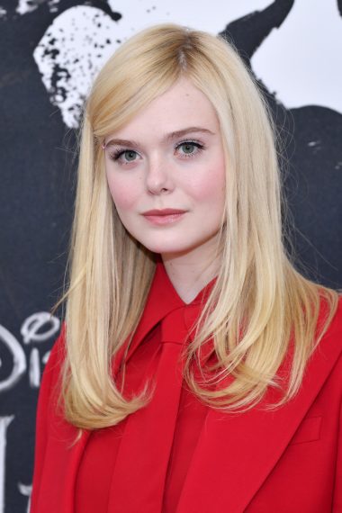 Elle Fanning attends a photocall for Maleficent: Mistress of Evil