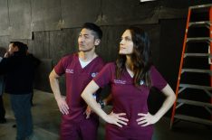 Chicago Med, 100 Episodes - Brian Tee and Torrey DeVitto