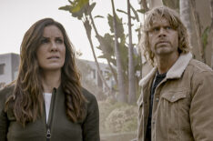 Daniela Ruah (Special Agent Kensi Blye) and Eric Christian Olsen (LAPD Liaison Marty Deeks) - NCIS Los Angeles - Season 11, Episode 14
