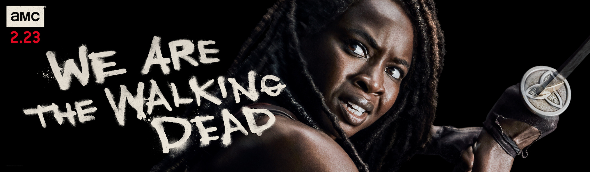 The Walking Dead Season 10B Michonne Key Art