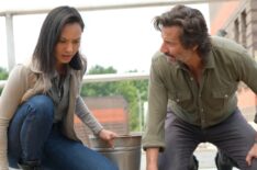 Levy Tran as Desi Nguyen, Henry Ian Cusick as Russ Taylor in MacGyver