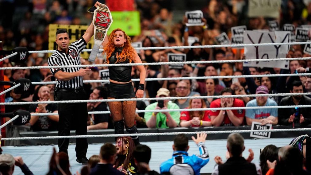 Becky Lynch Victorious at Royal Rumble