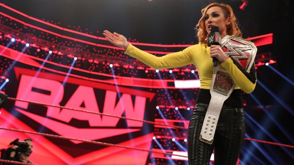 WWEPPorn™ on X: Becky Lynch getting ready🔥 #Raw #WrestleMania