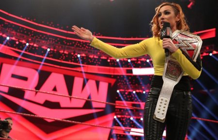 Becky Lynch cutting promo