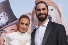 Becky Lynch and Seth Rollins on Red Carpet