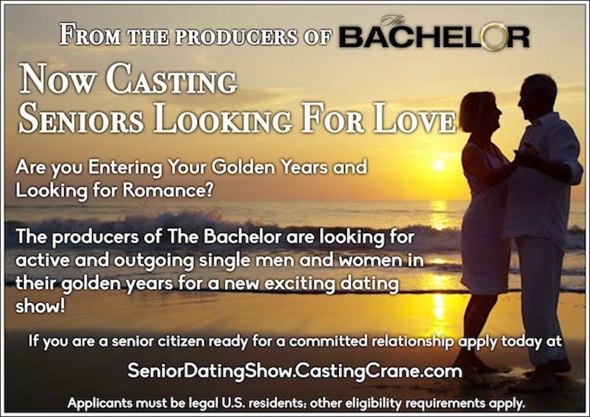 Senior Bachelor casting call