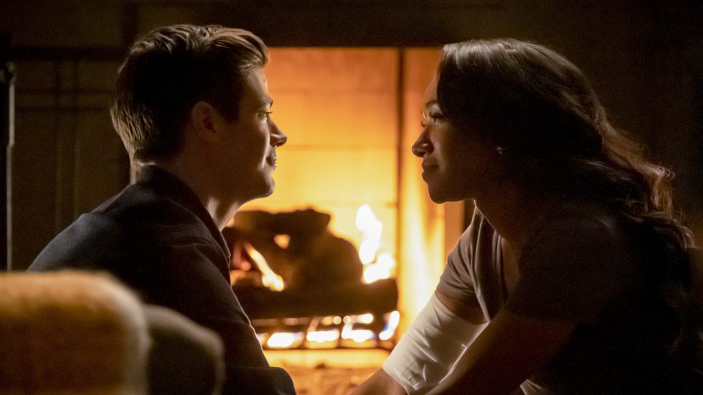 The Flash - Season 6 - Grant Gustin as Barry Allen and Candice Patton as Iris West