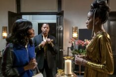 Taraji P. Henson, Terrence Howard, and guest star Kiandra Richardson in the 'Talk Less' episode of Empire