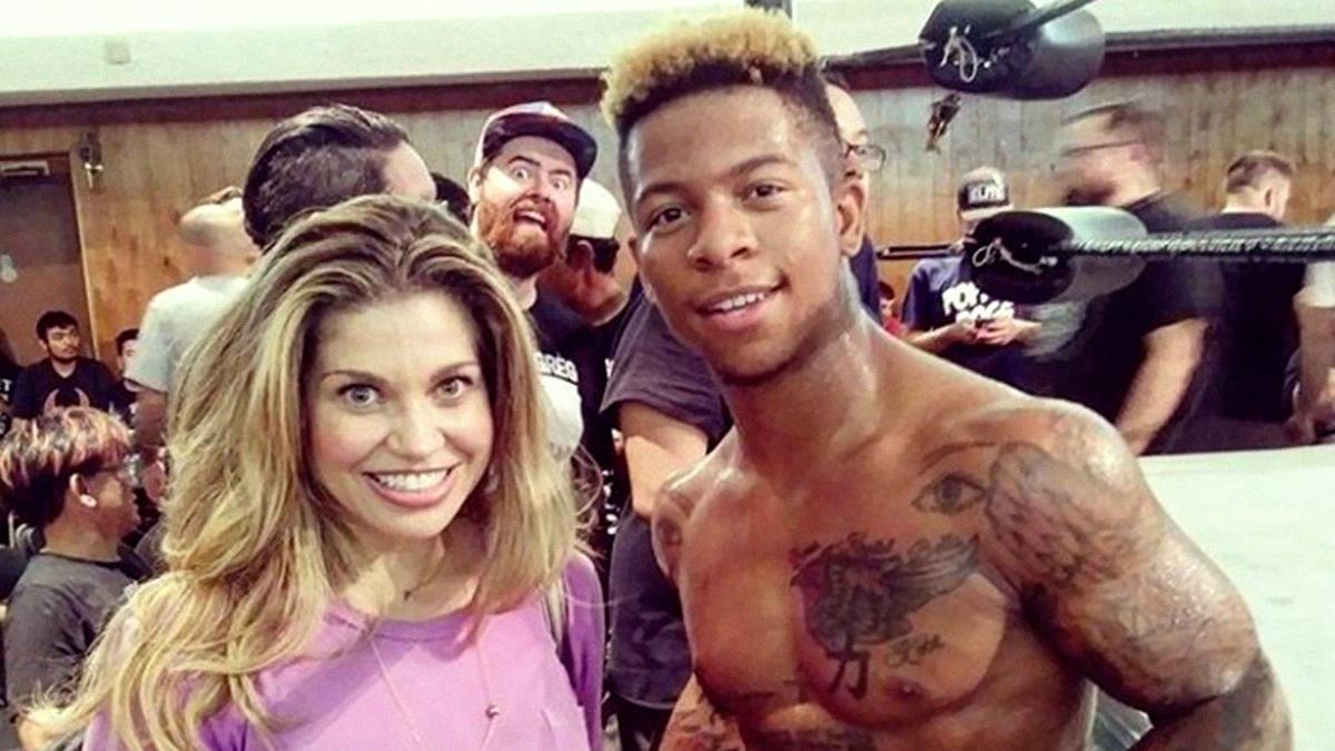 Lio Rush has become a favorite wrestler of Danielle Fishel (Instagram) .