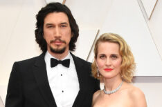 Adam Driver and Joanne Tucker attend the 92nd Annual Academy Awards