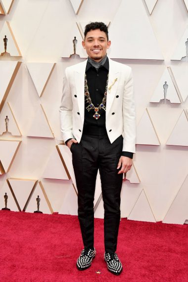 Anthony Ramos attends the 92nd Annual Academy Awards in February 2020