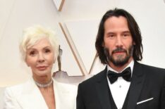 Patricia Taylor and Keanu Reeves attends the 92nd Annual Academy Awards in 2020