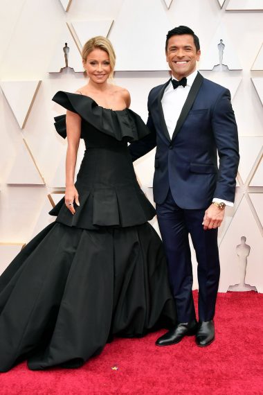 Kelly Ripa and Mark Consuelos at the Academy Awards