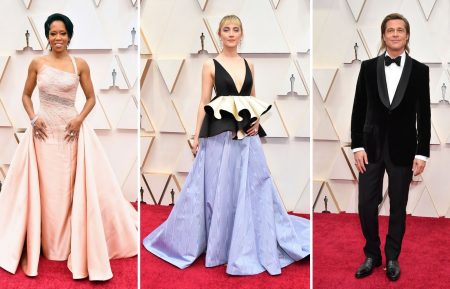 Oscars 2020 Red Carpet Regina King Saoirse Ronan Brad Pitt