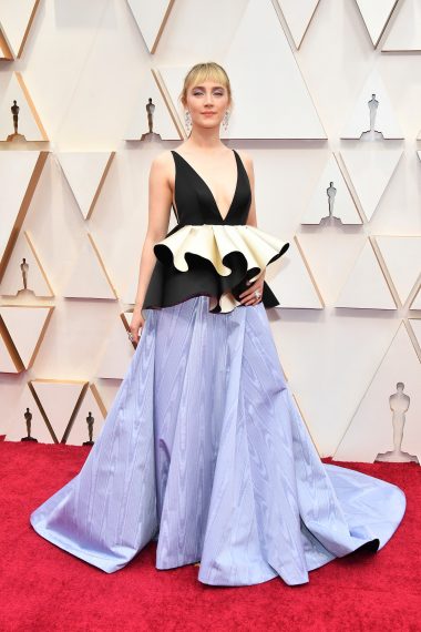 Saoirse Ronan attends the 92nd Annual Academy Awards in 2020