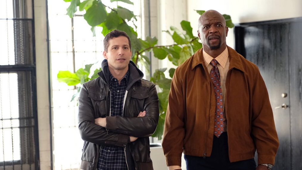 Brooklyn Nine-Nine - Andy Samberg as Jake Peralta, Terry Crews as Terry Jeffords