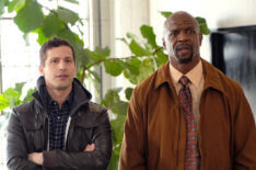 Brooklyn Nine-Nine - Andy Samberg as Jake Peralta, Terry Crews as Terry Jeffords