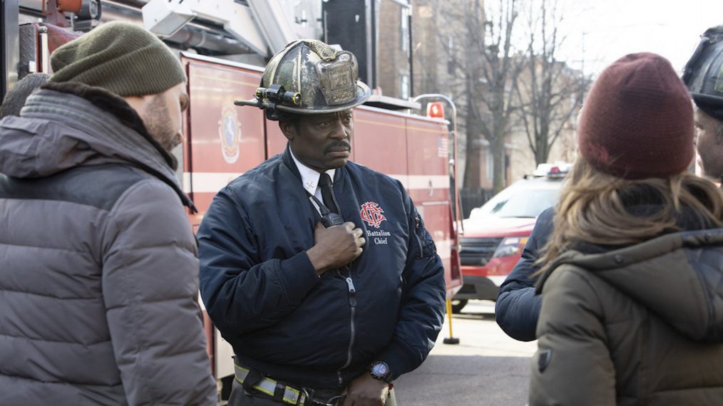 Eamonn Walker as Wallace Boden in Chicago Fire PD Crossover Boden Intelligence Call - 'Off The Grid'