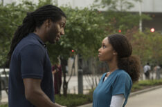 Chicago Med - Deron J. Powell as Tate Jenkins, Yaya DaCosta as April Sexton