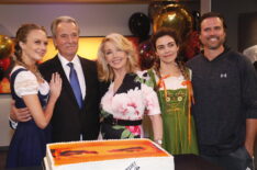 Eric Braeden's 40th Anniversary Party - Melissa Ordway, Eric Braeden, Melody Thomas Scott, Amelia Heinle and Joshua Morrow