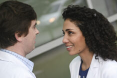 Freddie Highmore and Jasika Nicole in Good Doctor - Season 3 - Shaun Carly Relationship