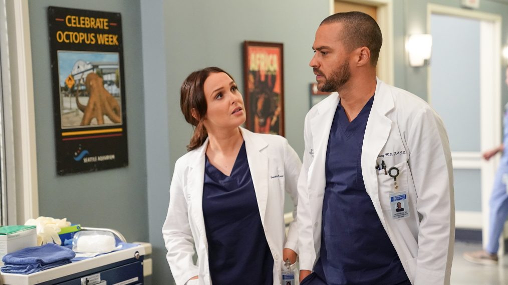 Grey's Anatomy - A Diagnosis - Jesse Williams as Jo Jackson and Camilla Luddington as Jo Karev