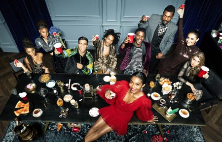 Grown-ish cast - Chloe Bailey, Halle Bailey, Jordan Buhat, Luka Sabbat, Yara Shahidi, Trevor Jackson, Deon Cole, Francia Raisa, Emily Arlook