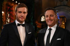 Peter Weber and Chris Harrison of The Bachelor