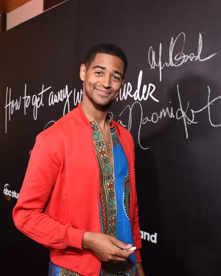 Alfred Enoch attends the How to Get Away With Murder production wrap