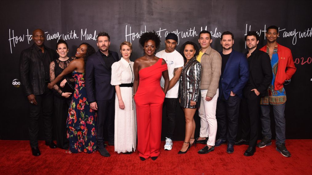How to Get Away With Murder Production Wrap Cast