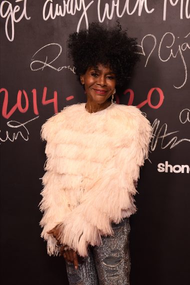 Cicely Tyson attends the How to Get Away With Murder production wrap