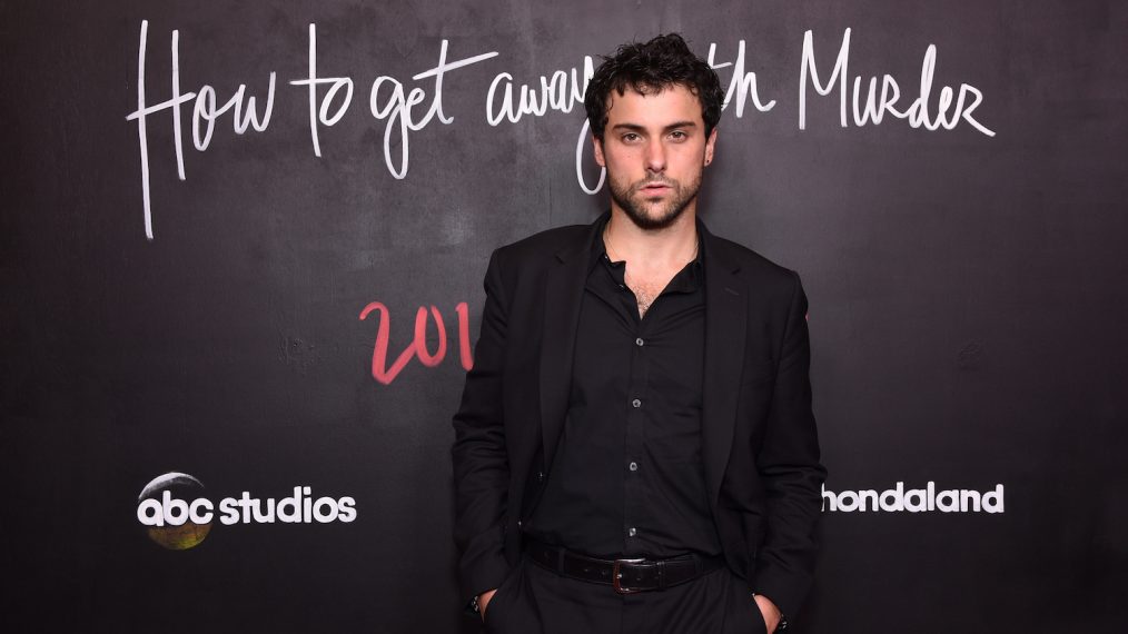 Jack Falahee attends the How to Get Away With Murder production wrap