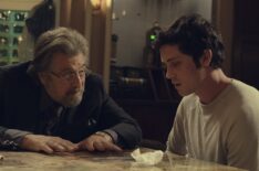 Al Pacino and Logan Lerman in Hunters