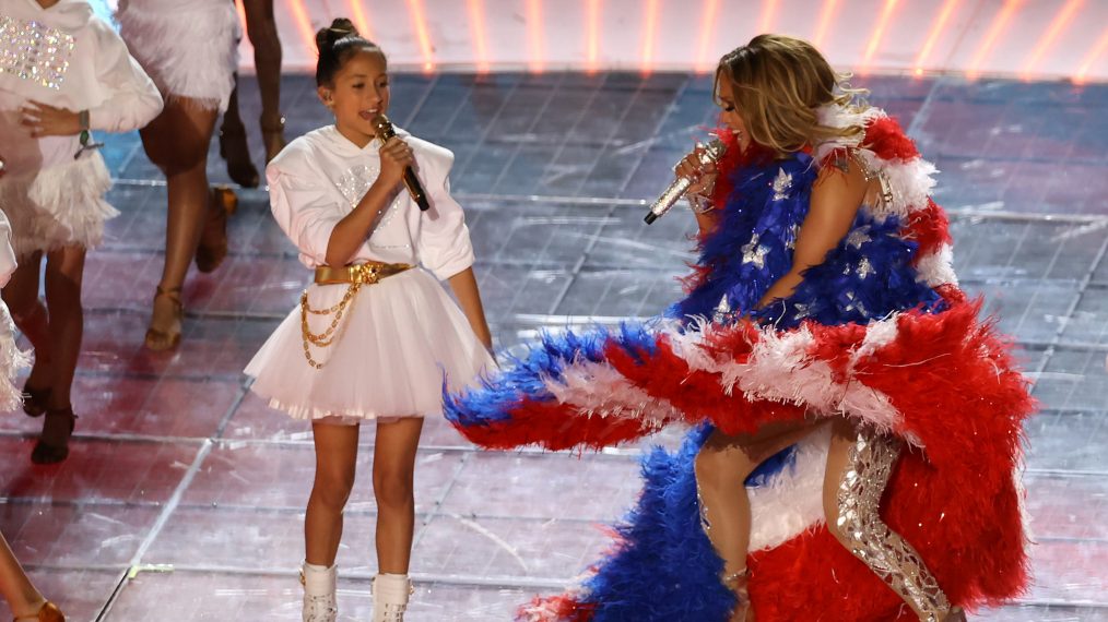 Jennifer Lopez Daughter Emme Super Bowl Halftime