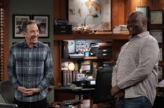 Tim Allen as Mike and Jonathan Adams as Chuck in Last Man Standing