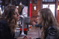 Manifest - Season 2, Episode 8 - Leah Gibson as Tamara and Melissa Roxburgh as Michaela Stone in a bar