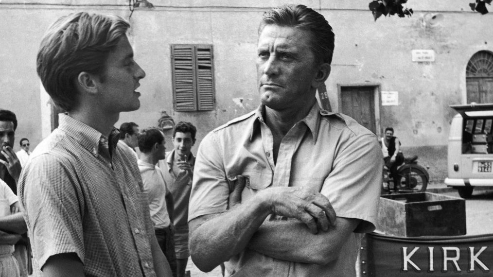 Michael Douglas and Kirk Douglas - 'Cast a Giant Shadow'