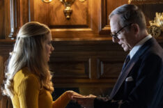 Emily Wickersham as NCIS Special Agent Eleanor 'Ellie' Bishop, Mark Harmon as NCIS Special Agent Leroy Jethro Gibbs in NCIS Season 17 Episode 16