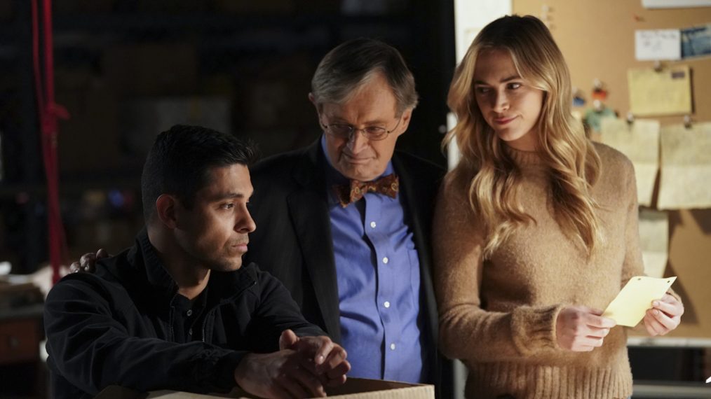 NCIS - Season 17 Episode 16 - Wilmer Valderrama as Nick Torres, David McCallum as Ducky, Emily Wickersham as Ellie