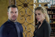 NCIS Los Angeles - Season 11 Episode 15 - Chris O'Donnell (Special Agent G. Callen) and Bar Paly (Anastasia 'Anna' Kolcheck) - 'The Circle'
