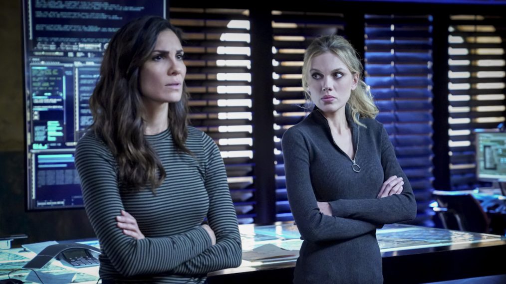 NCIS: Los Angeles - Season 11, Episode 15 - Daniela Ruah (Special Agent Kensi Blye) and Bar Paly (Anastasia Kolcheck)